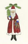Santa With Bear & Tree
