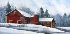 Red Barn Winter