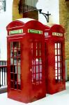 Two Red Telephone Boxes