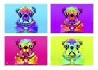 Pug Psychodelic Poster XXXII