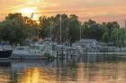 Harbor At Sundown