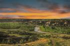 Sunrise At River Bend Overlook