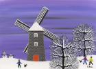 Winter Windmill