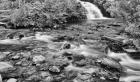 Water Rushing Over Rocks