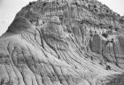 Mountain Rock Forms Black And White