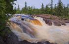 North Shore Rushing Water And Green Trees