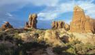 Rocky Landscape Under Blue Sky 2