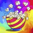 Pop Art Popcorn Bowl