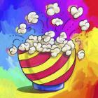 Pop Art Popcorn Bowl