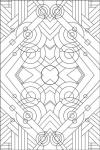 Pop Art Deco Panel 715