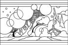 Circle Tree Landscape Lineart