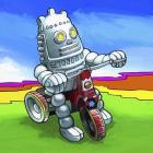 Robot Biker