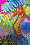 Miniature Majesty of the Ocean - Orange Caribbean Longsnout Seahorse
