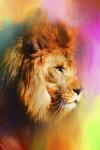 Colorful Expressions Lion