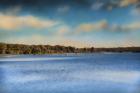 Gibson County Lake In Fall