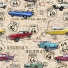 Route 66 Muscle Car Map