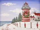 Christmas Lighthouse