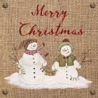 Christmas on Burlap- Merry Christmas 3