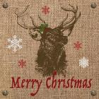 Christmas on Burlap - Merry Christmas 2