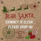 Christmas on Burlap - Dear Santa