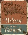 Lodge Sign - Welcome to the Campsite