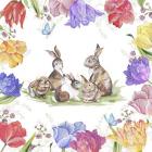 Bunnies In The Tulips-A