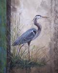 In The Reeds - Blue Heron