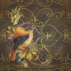 Glorious Bird On Damask I