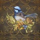 Glorious Bird On Damask II