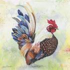 Watercolor Rooster - A
