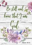 Garden Florals Bible Verse A