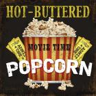 Hot Buttered Popcorn Theater Art