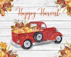 Vintage Red Truck Fall-Harvest