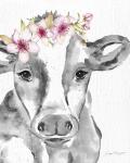 Floral Cow A