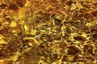 Golden Water Abstract