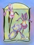 Art Deco Irises
