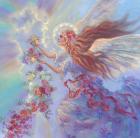 Angel With Flower Garland