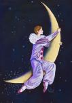 Pierrot Riding The Moon