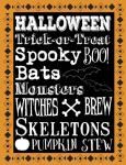 Halloween Words 1 Outlines