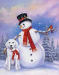 Snowman and Dog