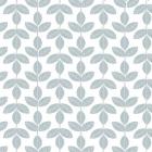 Allover Leaf Pattern Blue