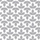 Allover Leaf Pattern Grey