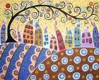 Swirl Tree and 11 Houses