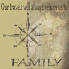 Travels lead back to Family