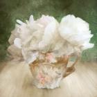 Teacup White Flower Bouquet