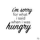 When I Was Hungry