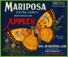 Mariposa Apples Butterfly Ad
