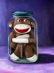 Preserving Childhood Sock Monkey