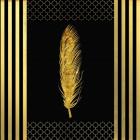 Black & Gold - Feathered Fashion