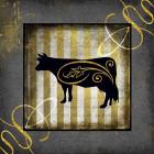 Gold Welcome To Our Bistro Cow 2